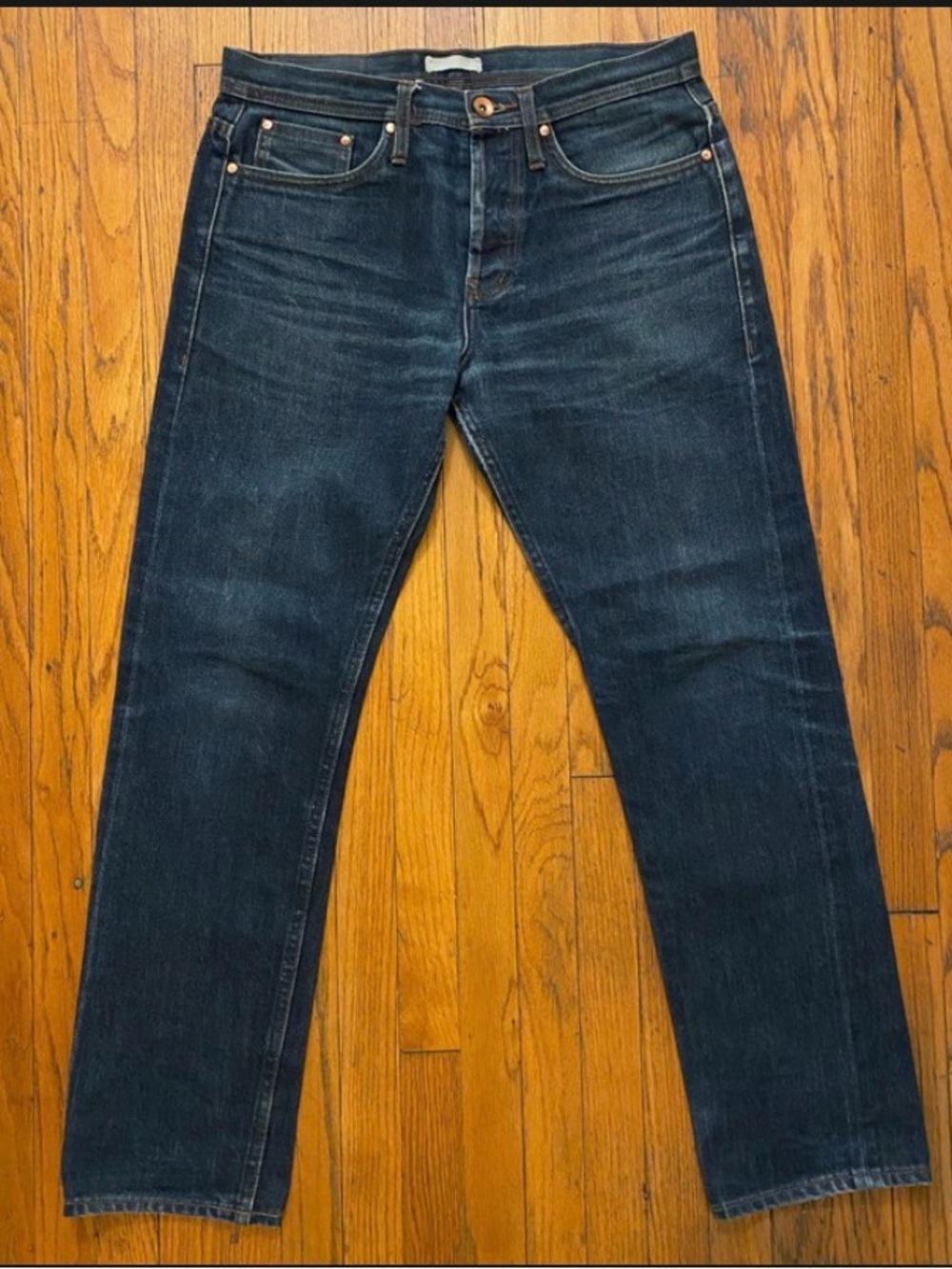Unbranded Brand UB201 Tapered Selvedge Denim Jeans - Size 32 - 14.5 oz  $99 orig - Picture 3 of 6